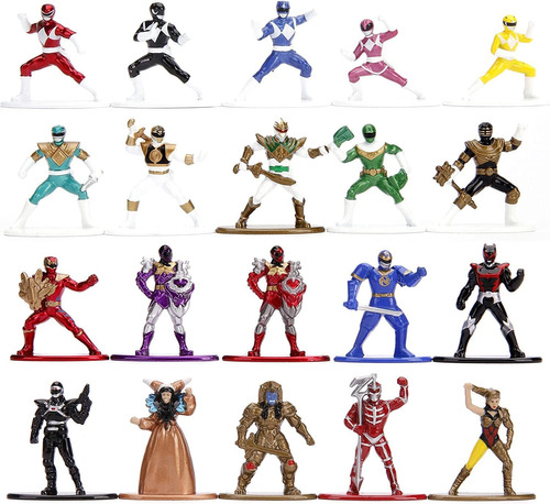 Power Rangers 165 Figuras Coleccionables De Metal Fundido A