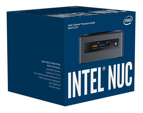Mini Pc Intel Nuc Celeron J4005 Nuc7cjyh Ddr4 Hdmi 240gb 8gb