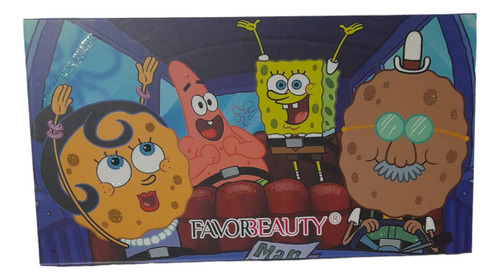 Paleta De Sombras Bob Esponja 32 Colores Favorbeauty