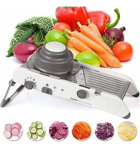 Máquina De Cortar De Mandoline Ajustable - 4 Hojas -