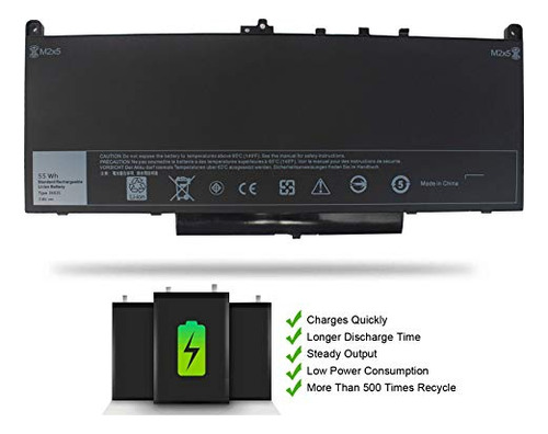Batería De Computadora Portátil Vinpera 55wh J60j5