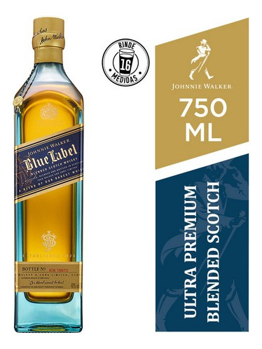 Blue Label Johnnie Walker Blended Scotch