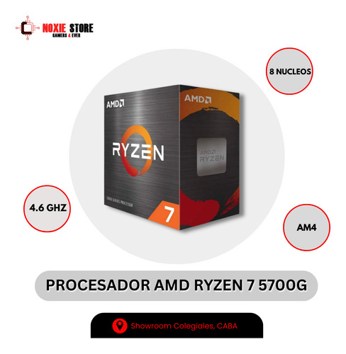 Pc Gamer Armada Amd Ryzen 7 5700g | 32 Gb | 1 Tb | Wifi