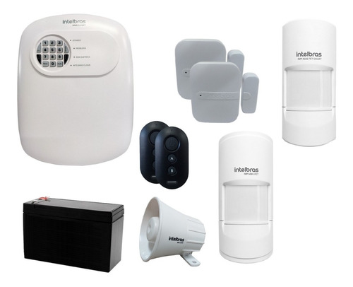 Alarme Intelbras Anm 24 Net App 2 Sensor Mag S Fio+infra Pet