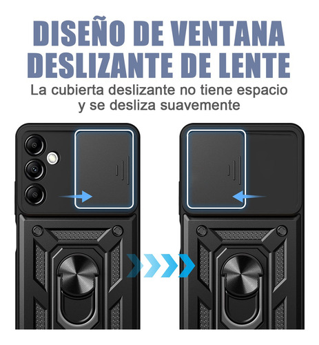 Funda Para Samsung Galaxy A55/a56 5g Con Uso Rudo + 3 Micas Hidrogel