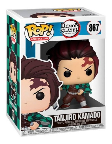 Funko Pop Tanjiro Kamado - Demon Slayer Kimetsu No Yaiba 