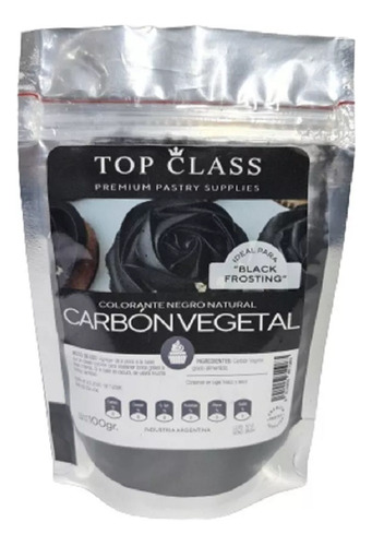 Carbon Vegetal 100 Gr Grado Alimenticio Top Class