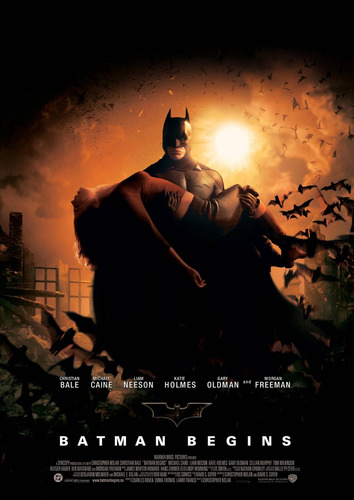 Poster Cartaz Batman Begins C - 60x90cm