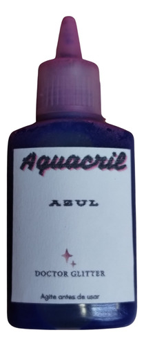 Aquacril Pigmento Para Resina Acrilica Azul Pastel 30ml