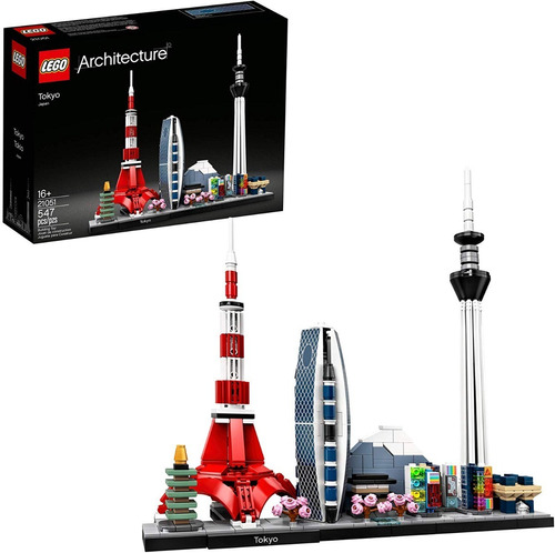 Kit De Construcción Lego Architecture Tokio 21051 547 Piezas