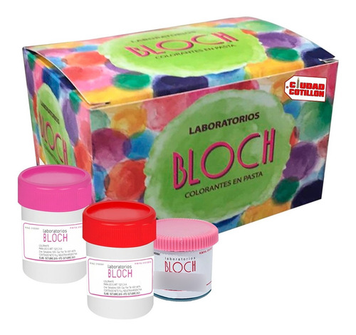 Colorante En Polvo Bloch Colores 15 Gs - Ciudad Cotillón