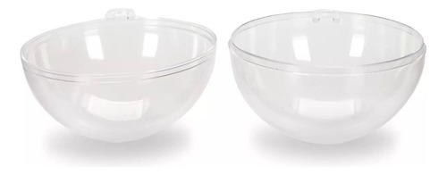 Esferas Acrílicas Transparentes 8 Cm. 5 Unidades