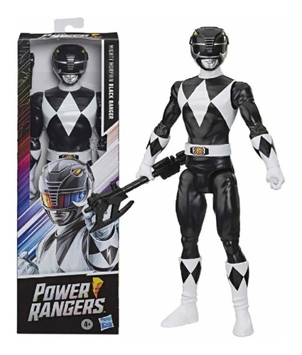 Power Rangers Mighty Morphin Black Ranger - Figura De Acción