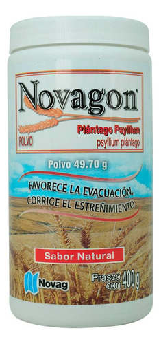 Novagon Polvo Sabor Natural 49,7 G, 1 Envase 400 G