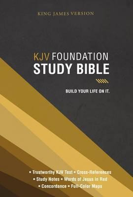 Libro Kjv, Foundation Study Bible, Hardcover - Thomas Nel...