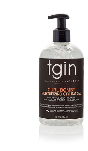 Tgin Curl Bomb - Gel Hidratante Para Cabello Natural, Cabell