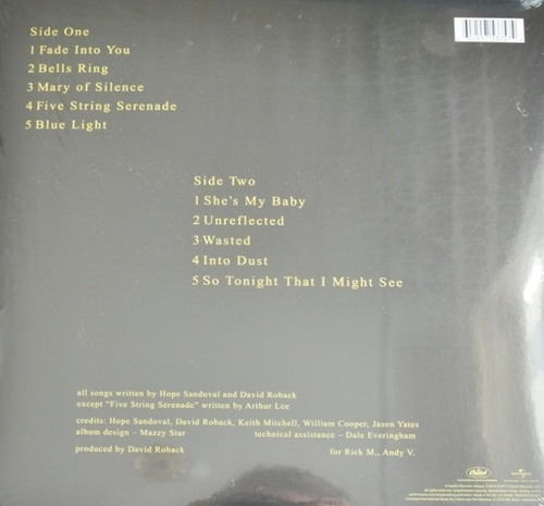 Mazzy Star So Tonight That I Might See Lp Vinyl
