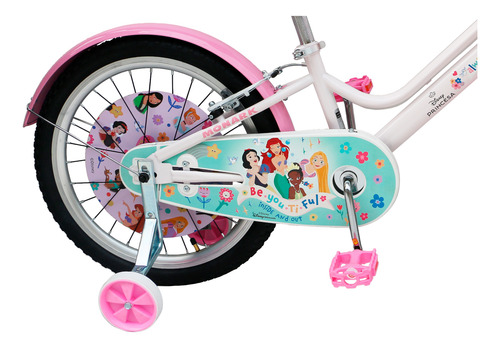 Bicicleta Monark Princesas Aro 20 Blanco