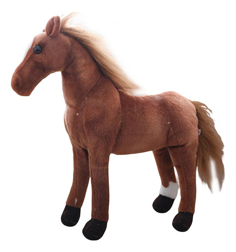 Juguete De Peluche Simulación Caballo Animal Muñecas Para