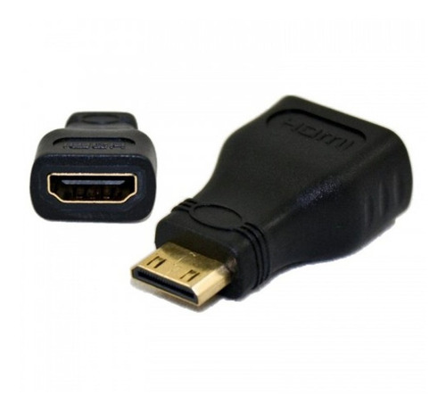 Adaptador Hdmi Hembra A Mini Hdmi Macho 4k Tipo D Oro.