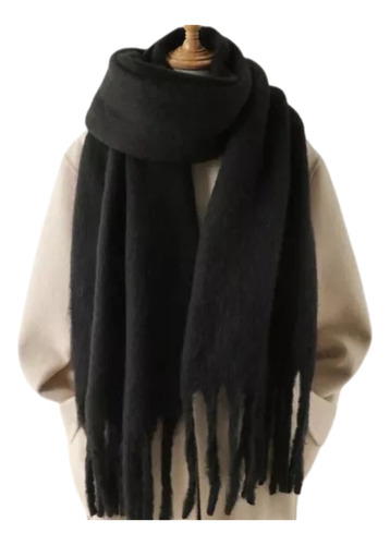 Maxi Bufanda Echarpe Lana Invierno Unisex Abrigo Termico