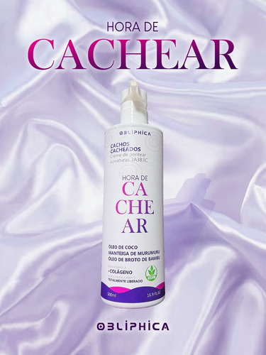 Creme Ativador Vegan Curly Hora De Cachear Kaedo 500ml