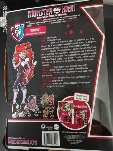 Monster High Operetta Primera Edición (eu)