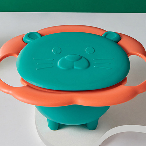 Comedero Giratorio Para Niños, Resistente A Derrames, 360 Gr