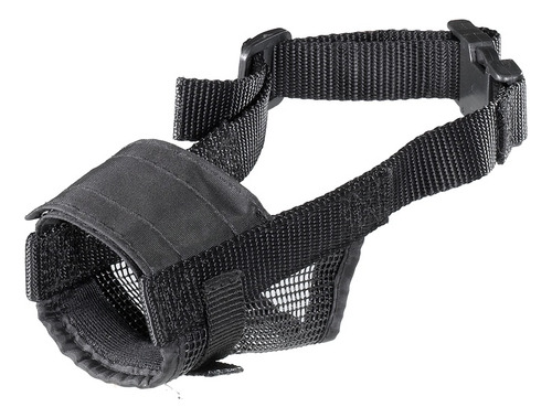 Bozal Clásico Muzzle Net Para Perros Pequeños, Color Negro Ferplast, Talla Pequeña