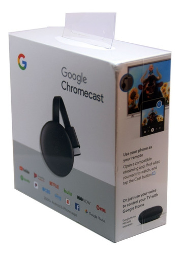 Google Chromecast 3 Generacion Nuevo En Caja Hdmi C/ Fuente