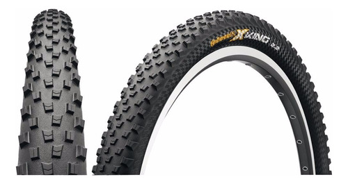 Cubierta Bicicleta Continental X-king 27.5x2.0 Tubeless Color Negro