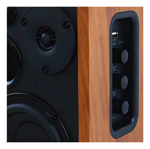 Caixa De Som Tomate Home Theater Mts-2026 100w Preto Preto