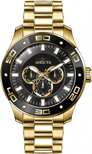 Reloj Invicta 45758 Para Hombre Esfera Negra Con Fecha