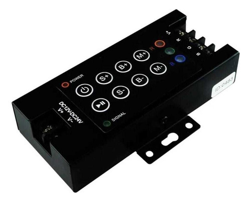 Dimmer Controlador 12v-24v Rgb + Control Rf 8 Botones 12a