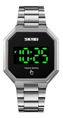 Relógio Unissex Skmei Digital 1696 Sk40064 Prata