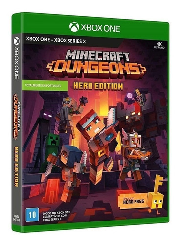 Jogo Minecraft Dungeons, Hero Edition, Xbox One/series X