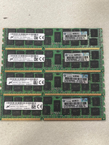 Memoria Ram 16gb 10600r Hp 647653-081 - P/n 647653-081 