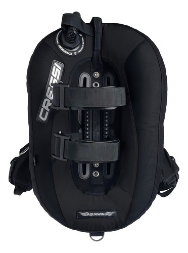 Bcd Chaleco Cressi Tipo Ala Aquawing Plus Buceo Tecnico Color Negro Talla Xs A La Xl