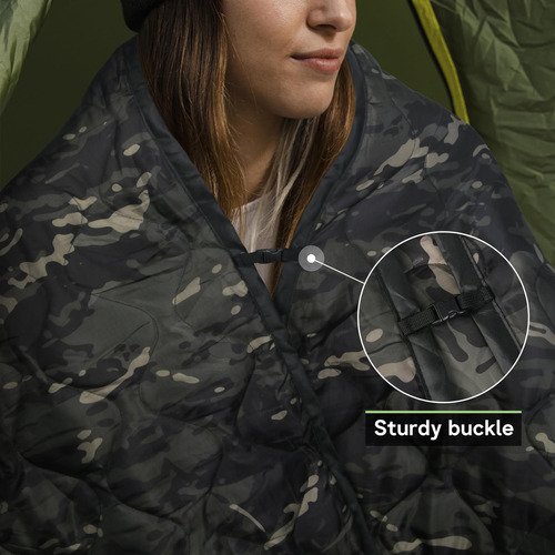 Manta Mirzoyan Woobie, Manja De Acampado De Camuflaje De Cam