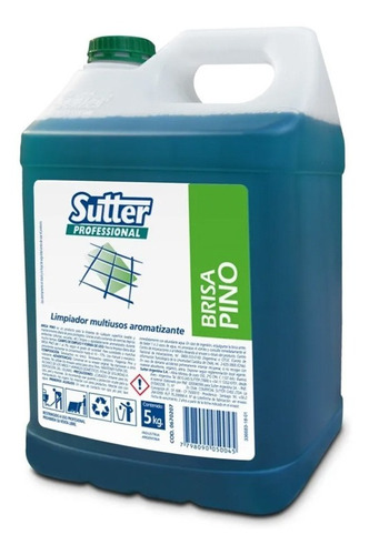 Brisa Pino 5l Sutter - Detergente Multiuso Perfumado