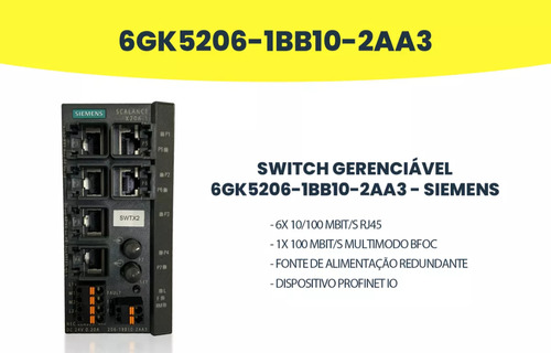 6gk5206 1bb10 2aa3 Switch Scalance X206-1 Siemens