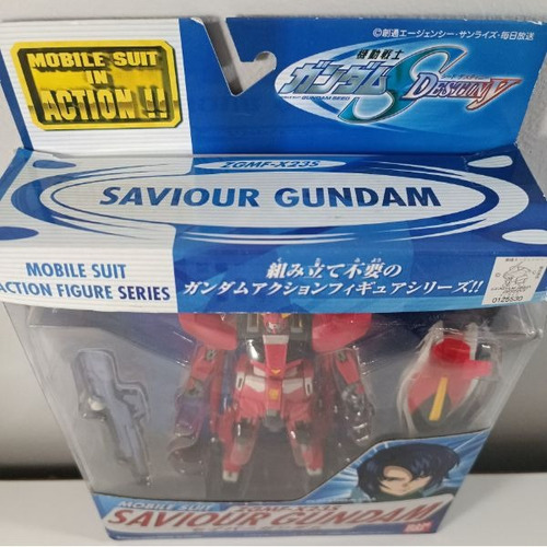 Imagen 2 de 5 de Figura Gundam Seed Destiny Mobile Suit In Action Saviour