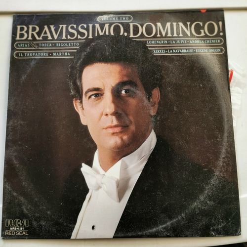 Disco Lp:placido Domingo- Bravissimo Domingo