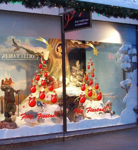 Imagen 5 de 10 de Vidrieras Plotter Vinilos Navidad Felices Fiestas