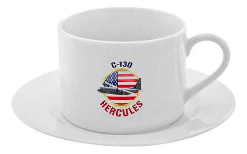 Taza Y Plato Desayuno Te Café Fuerza Aerea Cod A135