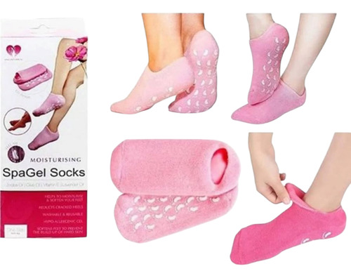 Calcetines Spa De Gel Exfoliantes Hidratantes