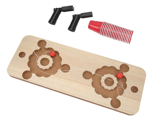 Juego De Mesa Beer Pong, Juego De Mesa Para Beber, Madera Y