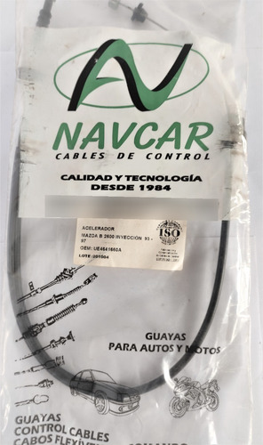 Guaya Acelerador Mazda B2600 Inyeccion 93 Al 97 Navcar 