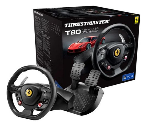 Volante Thrustmaster Ferrari 488 T80 Gtb Playstation/ Ps4 