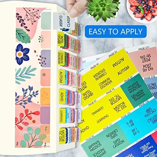 Pestañas De Índice Para Dsm5 Dsm5tr, 11 Pestañas En Blanco I